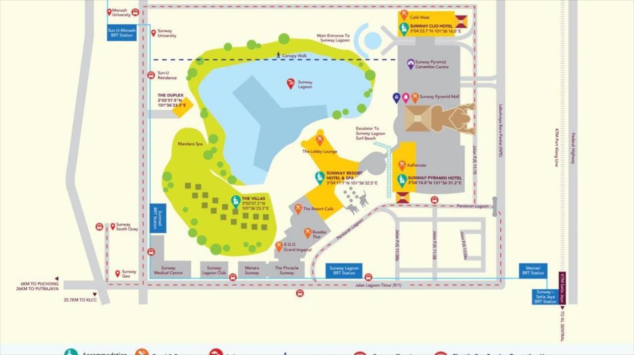 Resort Suites By Landmark At Bandar Sunway Sunway Lagoon Kampong Penaga  Exterior foto